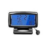 Car Temperature Dashboard Clock,Car Digital Clock Alarm Thermometer LED Clocks W/Backlight Time Date Temperature Display for indoor Outdoor