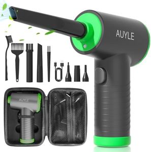 Souffleur Air Comprimé - 110000 tr/min Bombe Air Comprimé - 3 Vitesses Réglables Air Comprimé Nettoyage PC - 7600 mAh Batterie Plumeau à Air Électrique - Dépoussiérant Ordinateur/Clavier/Imprimante/TV