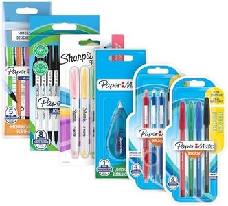 Paper Mate & Sharpie Pens Set | Stationery Supplies | Ballpoint Pens, Highlighters, Mechanical Pencils & Correction Tape | Perfect for School & Office | 26 Count