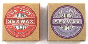 Sex Wax Mr Zogs Quick Humps Basecoat and Cold Water Topcoat Surfboard Wax