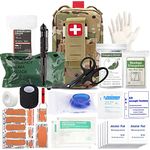 Ifak Trauma Kit, Ifak Med Trauma Kit, Molle Tactical Emergency First Aid Kit Refill Supplies Insert for Duty Belt