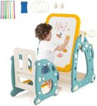 HONEY JOY Kids Art Easel with Chair