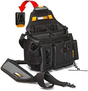 ToughBuilt Master Electrician Pouch + Shoulder Strap, TB-CT-104, Black, Full Size