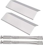 Adviace Replacement Parts for Nexgrill 820-0033, Megamaster 820-0033M, Master Forge 820-0033 Gas Grills, Main Burner & Heat Plates Flame Tamers for Nexgrill 820-0033 2 Burner Grill