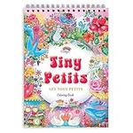 Adult Colouring Books by Colorya - A4 Size - Tiny Petits Colouring Book for Adults - Premium Quality Paper, No Medium Bleeding, One-Sided Printing