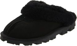 UGG Women's Coquette Slipper, Black, 4 UK