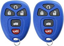 KeylessOption Keyless Entry Remote Start Control Car Key Fob Replacement for 22733524-Blue (Pack of 2)