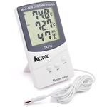 Generic Dual Sensor LCD Display Indoor Outdoor Digital Thermometer Hygrometer with Max Min Memory