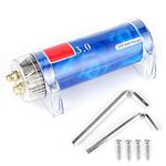 Car Audio Capacitor-KIMISS Duokon Car Audio Capacitor,3.0 Farad Car Audio Power Capacitor Amplifier Regulator Stabilizer Blue Color Modified Auto Parts