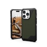 URBAN ARMOR GEAR UAG Case Compatible with iPhone 15 Pro Case 6.1" Metropolis LT Kevlar Olive Built-in Magnet Compatible with MagSafe Charging Rugged Military Grade Dropproof Protective Cover