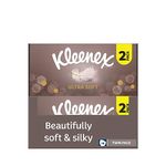 Kleenex Our Softest Facial Tissue Boxes - Pack of 12 - Supremely Ultra soft and silky tissues designed with luxury in mind