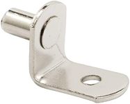 Prime-Line U 10169, Nickel Plated Shelf Support, 1/4 Inch - Pack of 8