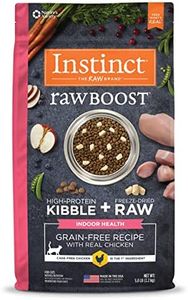 Instinct Raw Boost Indoor Health Grain Free Recipe with Real Chicken Natural Dry Cat Food, 5 lb. Bag