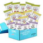 SkinnyPop Popcorn Variety Pack – Pack of 18 Snack Packs In 3 Popcorn Flavoring – Sweet and Salty Kettle, Original, and White Cheddar Cheese – Low Calories Snack For Everyone – .5/.8 oz Snack Bags – Anytime Healthy Snack