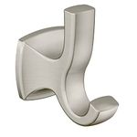 Moen YB5103BN Voss Collection Double Robe Hook, 6.30 x 3.66 x 3.03 inches, Nickel