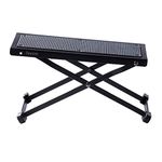 Rayzm Guitar Footrest with Anti-Slip Rubber Pad, Foldable Metal Guitar Footstool for Classical/Acoustic/Electric Guitar, Height Adjustable, Super Sturdy & Durable