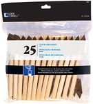 Loew-Cornell Foam Brushes 25/Pkg-1-inch Width, Other, Multicoloured, 5.81 x 24.42 x 24.86 cm