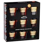 Barista Luxury Mini Coffee Collection 9pk Assortment Flavoured Inastant Light Roast Coffee Mug