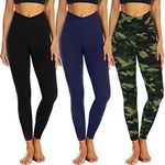 NEW YOUNG 3 Pack Crossover Leggings