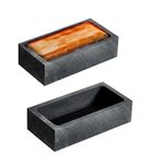 Tiamu 1 KG Graphite Ingot Mold Casting Ingot Crucible Mould for Melting Casting Refining Gold Silver Metal Aluminum Copper Brass