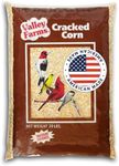 Valley Farms Cracked Corn Wild Bird Food for Outside Feeders, Corn Bird Seed for Outside Feeders, Cracked Corn for Ducks, Geese, Birds and Wildlife, No-Mess Birdseed (20 LBS)