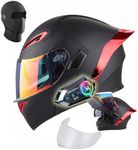 Modular Motorcycle Helmet with Blue