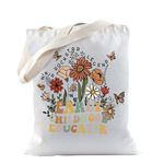 TSOTMO Early Educator Tote Bag Teacher Gift Dream Team Gift Daycare Teacher Appreciation Gift ECE Gift For Teacher (EARLY)