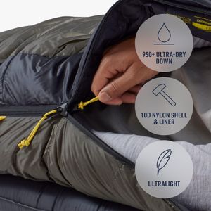 Sea to Summit Spark Pro Ultralight Down Sleeping Bag, 30°F, Regular