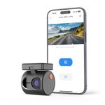 Tiny Dash Cam, KAWA 1296P QHD Mini Car Camera Dash Cam - Voice Control, WDR/3D DNR with Super Night Vision, 24H Parking Monitoring and G-sensor, 2024 New Dash Cam, MINI 3