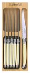 6 Pc. Steak Set Laguiole, White