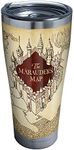 Warner Bros Harry Potter Marauder's Map 30 oz Stainless Steel Tumbler with lid