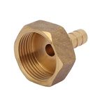 sourcingmap 3/4BSP Female Thread 8mm Hose Barb Tubing Fitting Coupler Connector Adapter