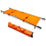 KosmoCare Foldable Stretcher | Imported Stretcher for patient shifting | Portable Stretcher for Emergency Hospital Use | Waterproof Stretcher with Safety belt | Transport Stretcher with Wheels