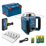 Bosch Professional Rotation Laser Level GRL 400 H (One-button keypad, Working Range: up to 400m (diameter), in carrying case)