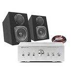 Fenton Bedroom DJ Starter Kit Speakers and Amplifer System Package 400w Amp inc Cables