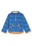 kIDio Organic Cotton Baby Infant Toddler Reversible Fleece Jumper - Boy Girl (0-4 Years) (12M (6-12 Months), Blue Elephant)