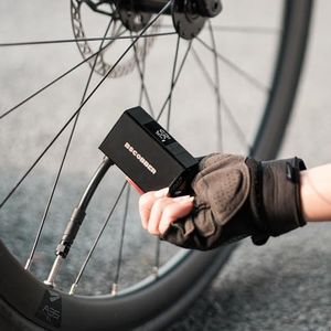 Mini Electric Bike Pump, Portable & Rechargeable Electric Pump with Digital Gauge, 150PSI Auto Shut-Off, for Road Bikes, MTB, Presta Valve, Basketballs