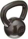 Amazon Basics Cast-Iron Kettlebell, 8 kg, Black