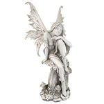 Design Toscano Fairy of Hopes and Dreams Garden Statue by Artist Cecelia 11" Wx11 Dx22