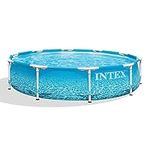 Intex 28206EH 10' x 30" Above Ground Steel Metal Frame Beachside Swimming Pool