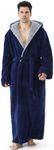 Hellomamma Mens Long Robes with Hoo