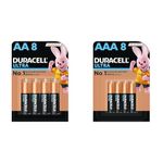 Duracell Ultra Alkaline AA Batteries, Pack of 8