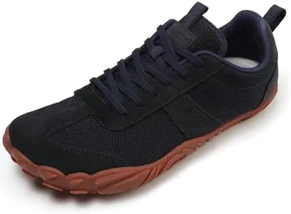 UBFEN Sneakers Barefoot Shoes for Womens Mens Minimalist Trail Running Hiking Comfortable Walking Blue Size 13 Women/11 Men