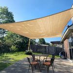 SUNLAX Sun Shade Sail 8' x 10' Sand