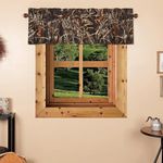 VISI-ONE Realtree Max 4 Camo Window Valances (88" x 18") - Enhance Your Farmhouse Kitchen Curtains, Bedroom or Living Room Decor with Rustic Hunting Camouflage Valance