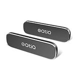 OQTIQ [2 Pack] Magnetic Phone Car Mount, Stick On Rectangle Flat Dashboard Magnet, Universal for Cell Phones and Mini Tablets (Rectangle Flat)