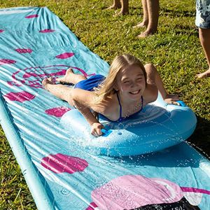BigMouth Slip and Slide with Built-in Sprinklers, 18ft Long Summer Water Fun, Waterslide Includes Matching Sled, Easy Setup Outdoor Water Toy for Kids and Adults - Monster