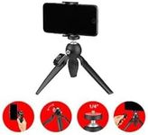 JOBY HandyPod Mobile Plus Stable Built-in ballhead Joby Handypod Mobile Mini Tripod with GripTight One Mount and Impulse Bluetooth Trigger, Black (JB01564-BWW)