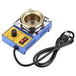 Solder Pot Soldering, Eatbuy110V 150W Soldering Desoldering Pot, Lead-Free Solder Pot Soldering Desoldering Bath Titanium Plate 1.97inch 200-450℃(US Plug)