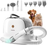 lvittyPet 2024 Newest Dog Grooming Vacuum, 7 in 1 Dog Grooming Kit, Dog Vacuum for Shedding Grooming with 7 Pet Grooming Tools, 2L Dust Cup, Pet Vacuum Kit for Dogs Cats Grooming at Home